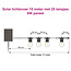 Solar lichtsnoer 15 meter met 20 of 25 lampjes ,  6W zonnepaneel