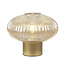 Retro tafellamp met amber glas - Indah