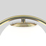 Gouden design tafellamp met melkwit glas - Gene