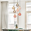 Hanglamp 7-lichts met gekleurd glas - Liya