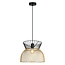 Moderne hanglamp zwart met goud - Netti