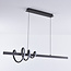 Dimbare design hanglamp Merle 3-staps dimbaar - donkergrijs