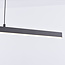 Dimbare design hanglamp Merle 3-staps dimbaar - donkergrijs