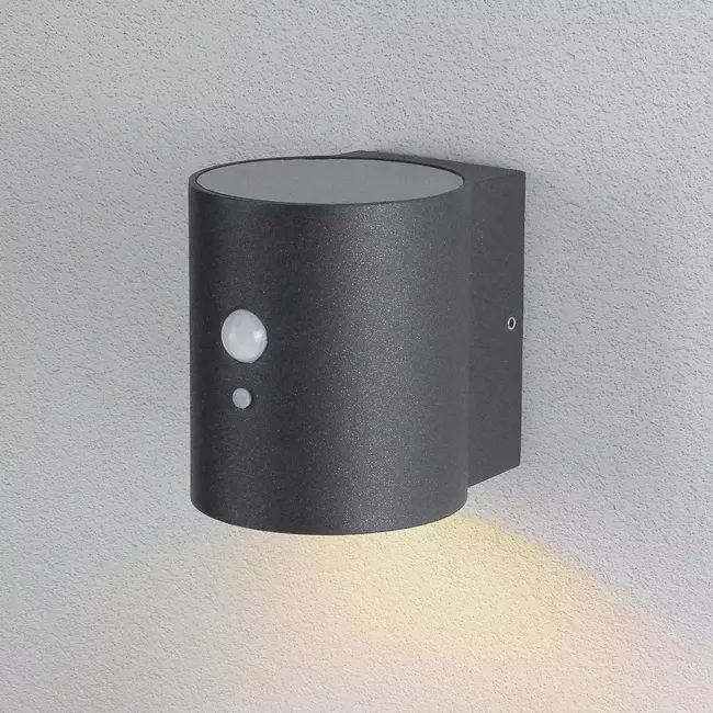 Solar buiten wandlamp met sensor Abriana