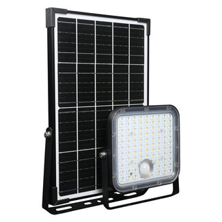 3OW solar LED floodlight voor buiten met sensor - Nick