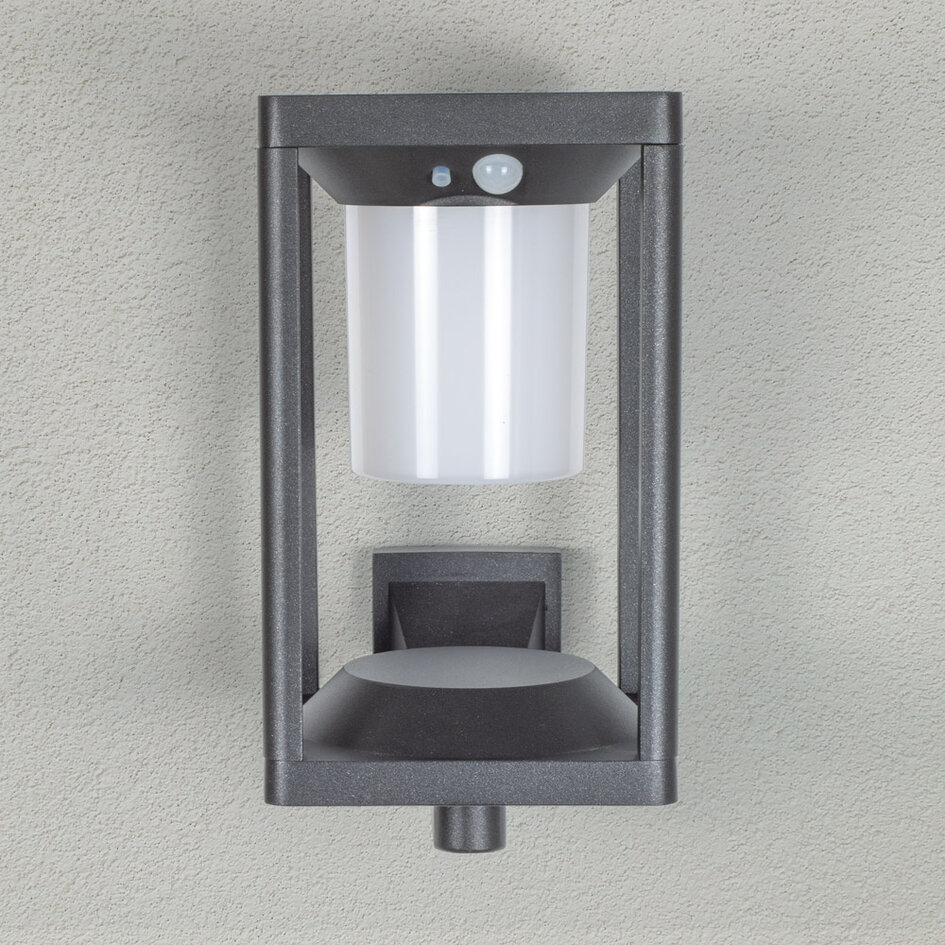 Solar wandlamp voor buiten met sensor Milena