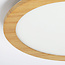 Plafondlamp 3-staps dimbaar met houten rand - Camille