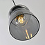 1-lichts hanglamp Trinidad met smoke glas - variant 2