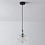 1-lichts hanglamp Trinidad met transparant glas - variant 3