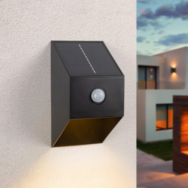 Solar wandlamp Roan met sensor