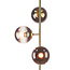 Design hanglamp met smoke glas 4-lichts - Ferron