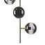 Design hanglamp met smoke glas 4-lichts - Ferron