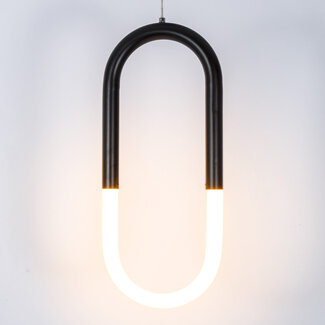 Design hanglamp Rohr - zwart