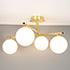 Elegante plafondlamp, 4-lichts goud - Nymo