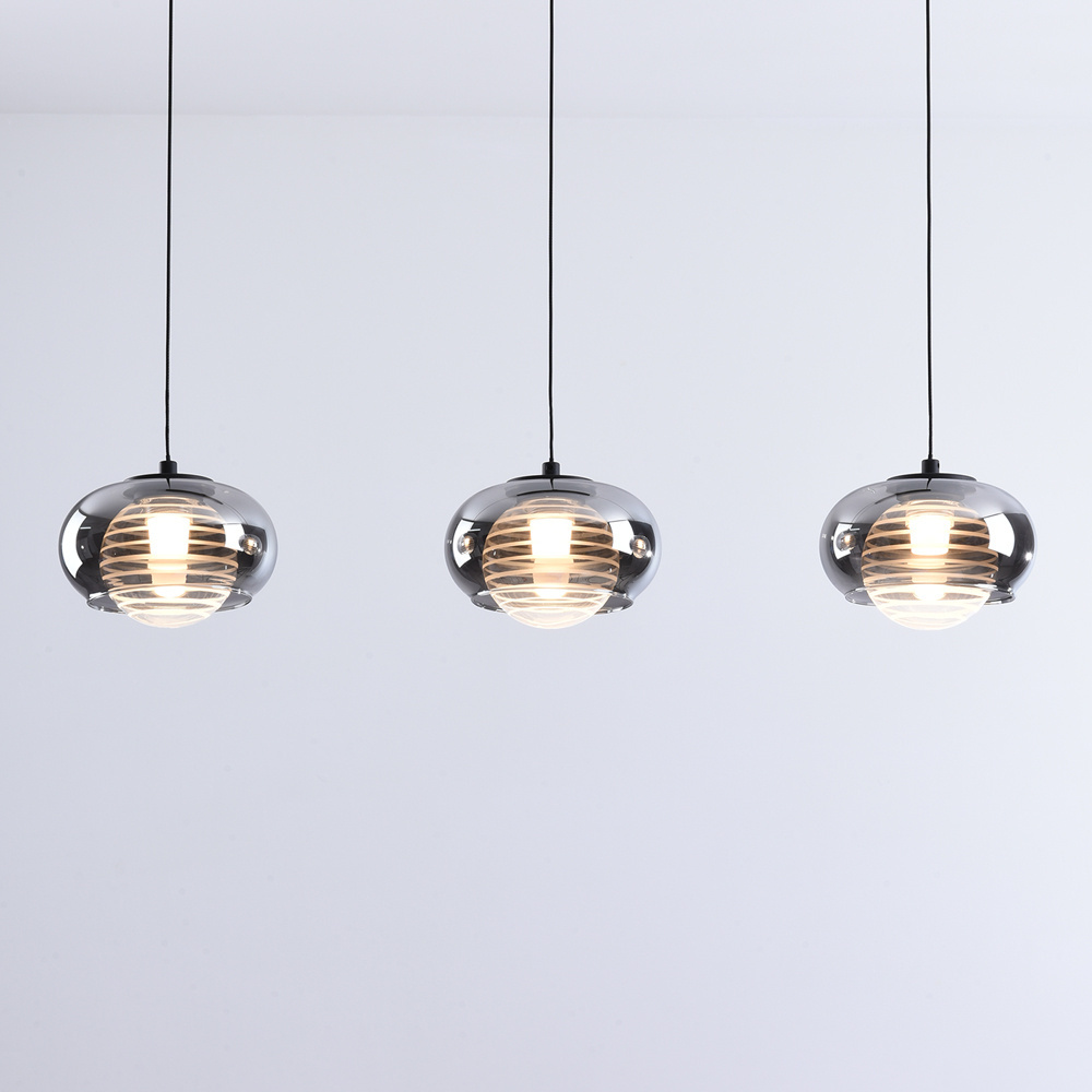 108W LED hanglamp, dimbaar met afstandsbediening, Modern Living Room hanglampen, creatieve cirkel 4 ringen goud aluminium body LED verlichting voor