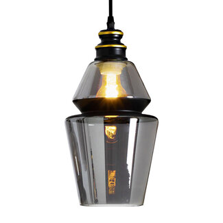 1-lichts hanglamp Sofie - langwerpig glas