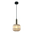 1-lichts hanglamp Sita - breed glas