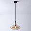 1-lichts hanglamp Trinidad met amber glas - variant 1