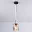 1-lichts hanglamp Trinidad met amber glas - variant 2