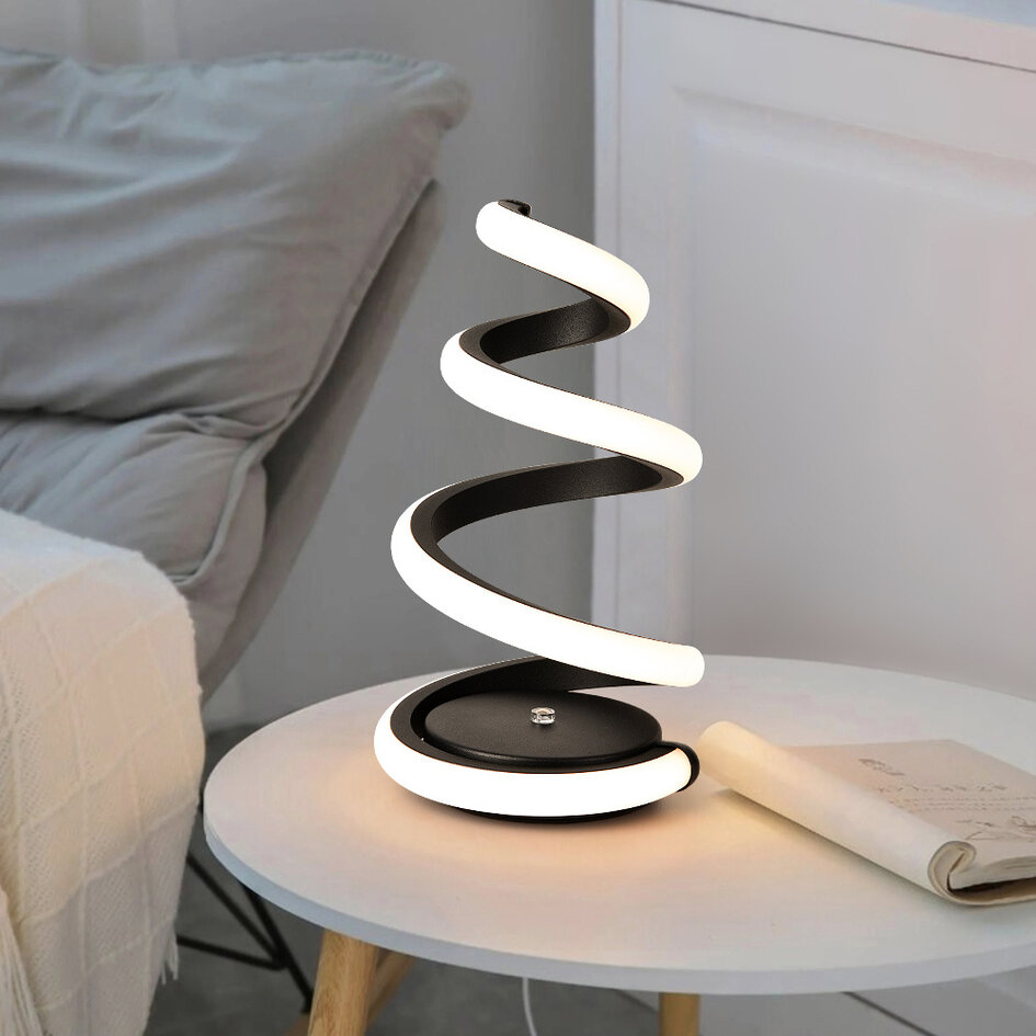 Tafellamp in spiraal vorm met dimbare LEDs - Borja