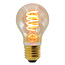 5W spiraal lamp, 1800K, amber glas Ø60 - dimbaar