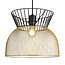 Moderne hanglamp zwart met goud - Netti