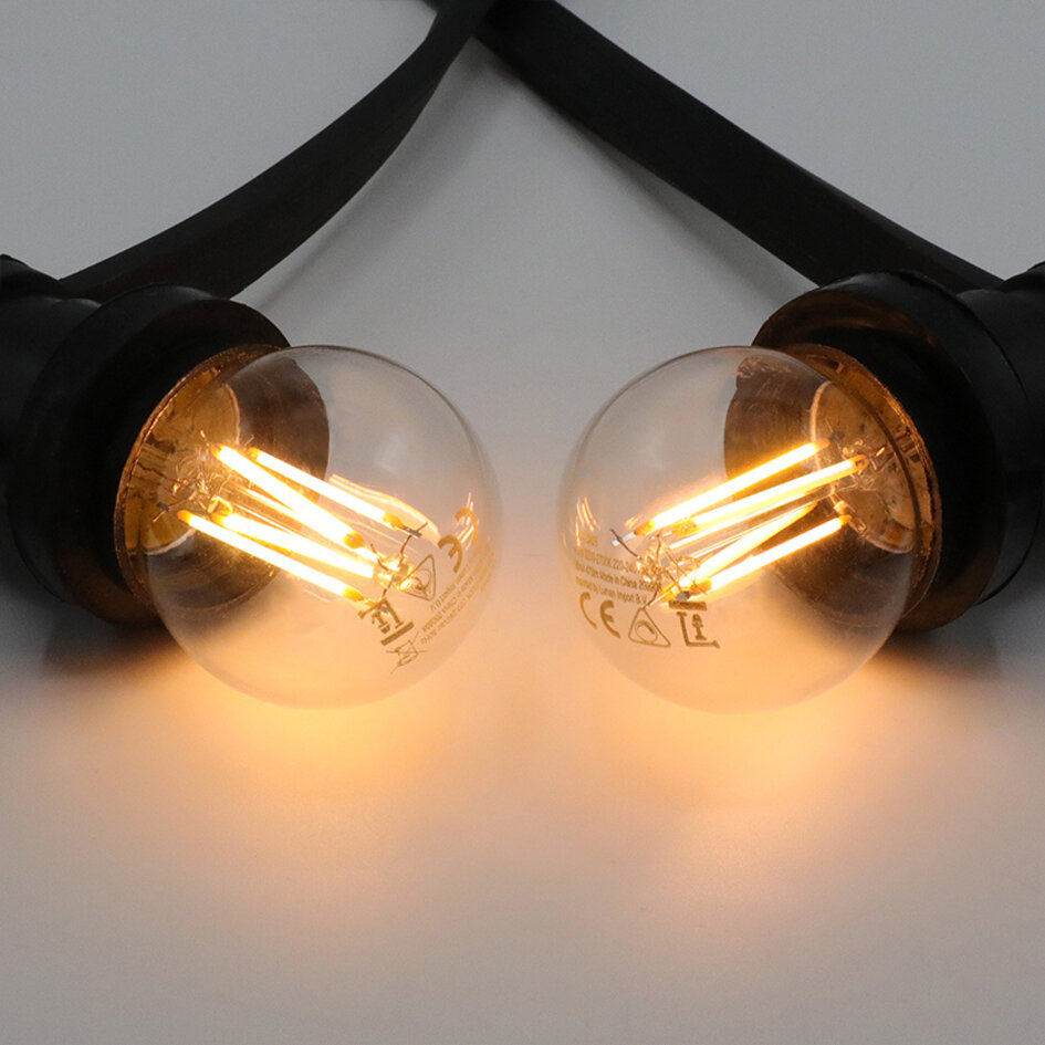 Prikkabel set met 2,5W of 4,5W lamp, 2200K-4000K, Ø45, dim-to-warm