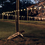 Prikkabel set met 0,7 watt lampen met LEDs op stokjes, met witte prikkabel