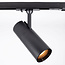 Modern 1-fase railsysteem 3 meter met Liam spots - zwart