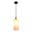 1-lichts hanglamp Anne - oranje glas