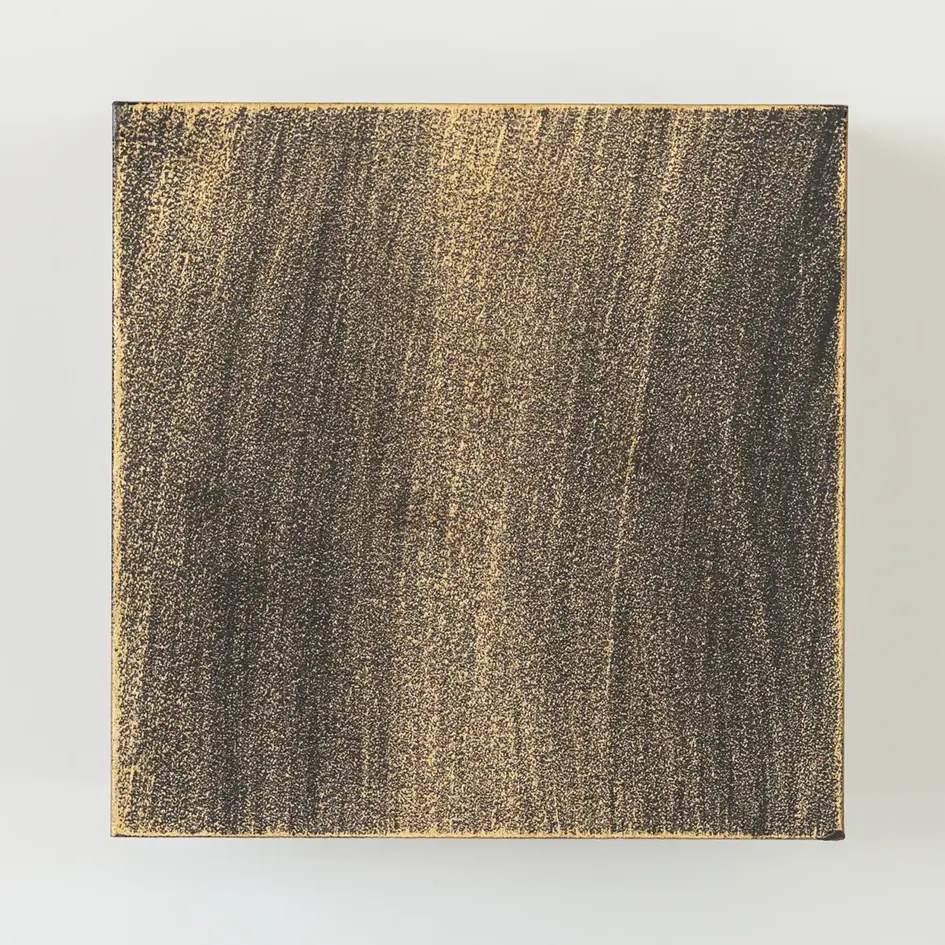 Buiten wandlamp Oliver - Zwart met geborsteld goud