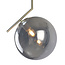 Design hanglamp Roy - smoke glas met spiegeleffect