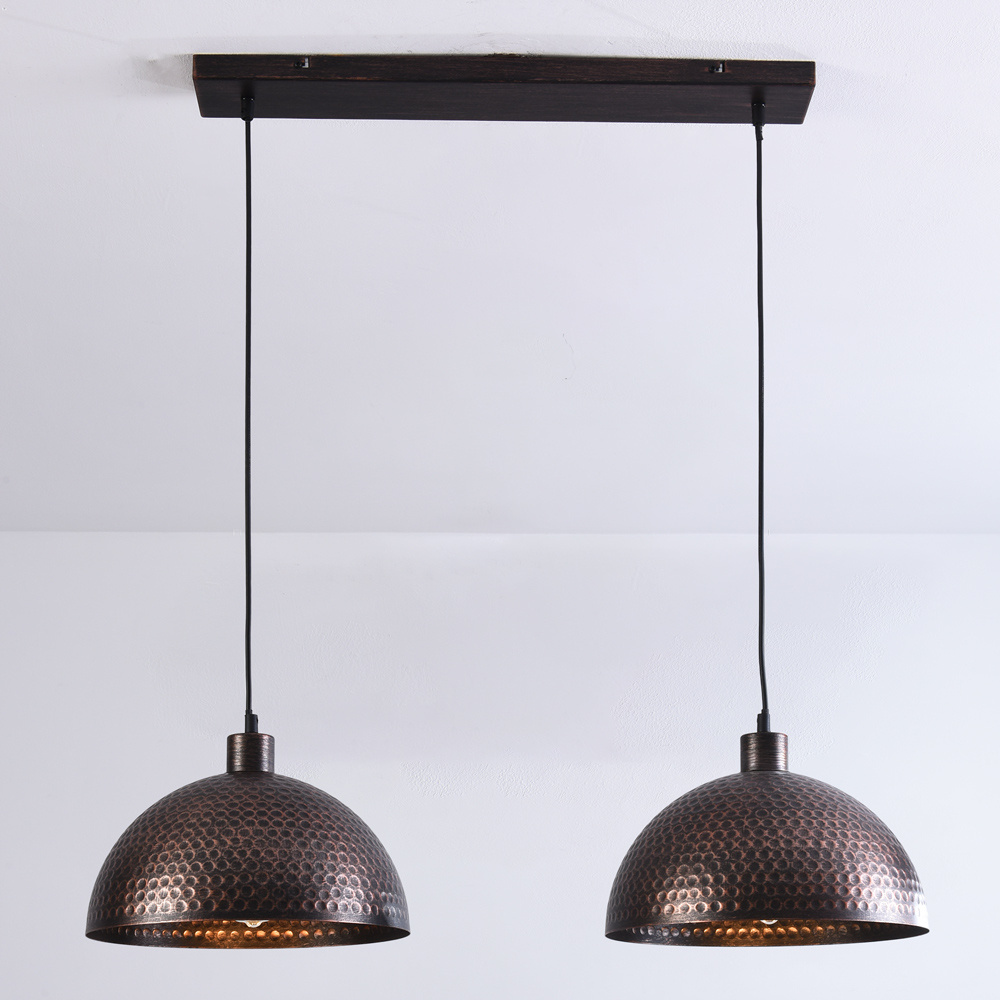 Industriële hanglamp zwart met 4-lichts rek - Cage Rack