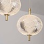 Eigentijdse hanglamp met geïntegreerde LEDs en gouden details - Hopea
