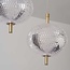 Eigentijdse hanglamp met geïntegreerde LEDs en gouden details - Hopea