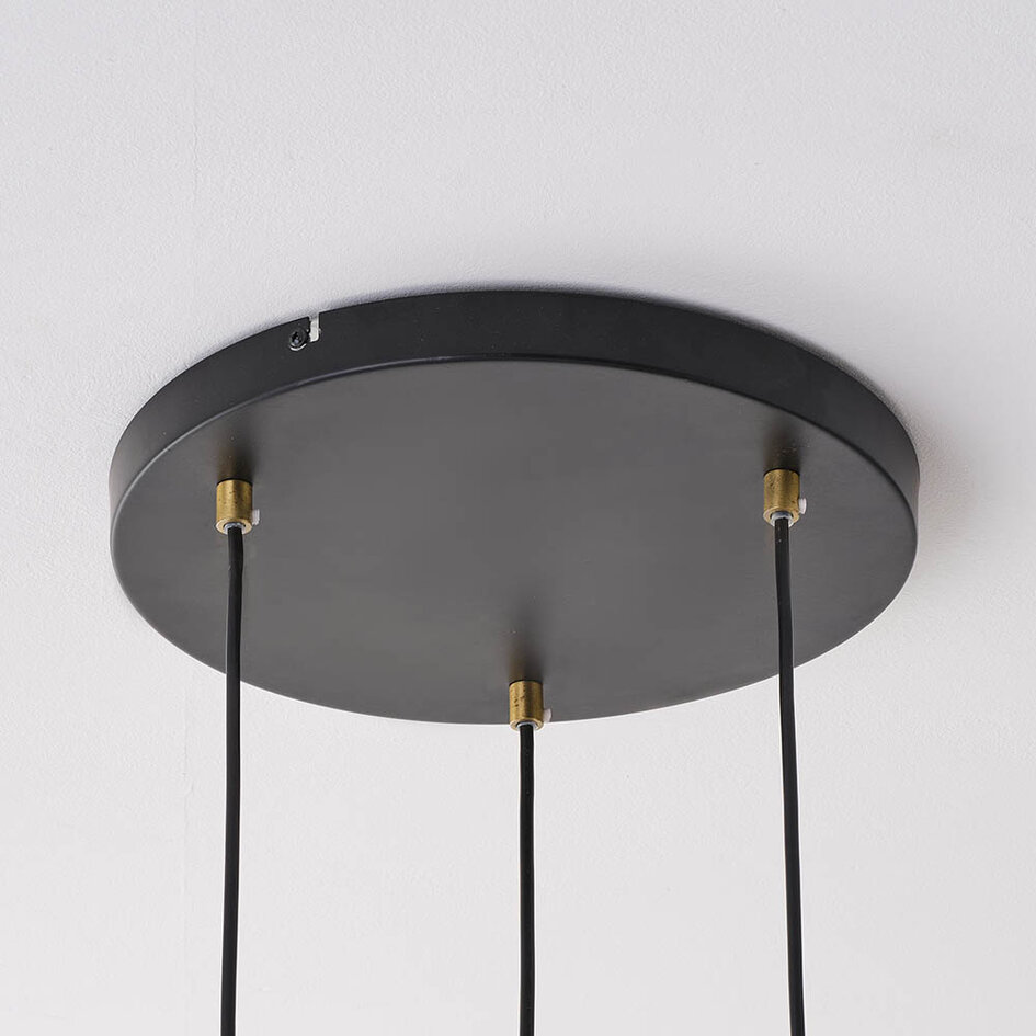 Plafondlamp Avery - zwart met goud