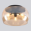 Plafondlamp met amber glas, 3-lichts - Selin