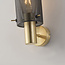 Design wandlamp met gouden details  Malha - zwarte kap
