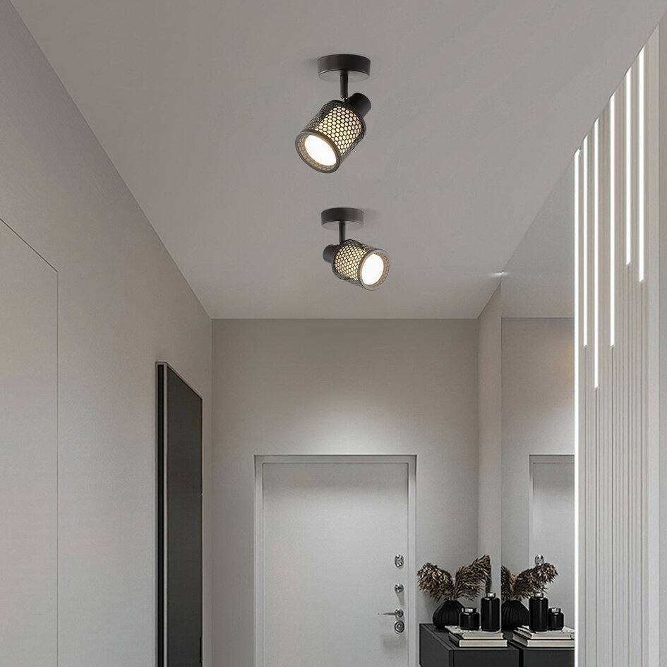 Industriële plafondlamp - Fori