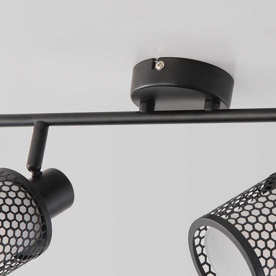 Plafondlamp met honingraat design, 2-lichts - Buchi