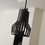 Industriële zwarte hanglamp - Hailey