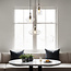 Design hanglamp Trinidad met transparant glas, 3-lichts