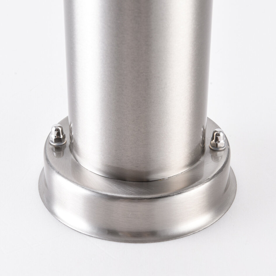 Staande RVS buitenlamp Silvio, 80 cm