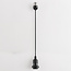 Hangende E27 fitting 20, 30, 40 en 60 cm (excl. lamp)