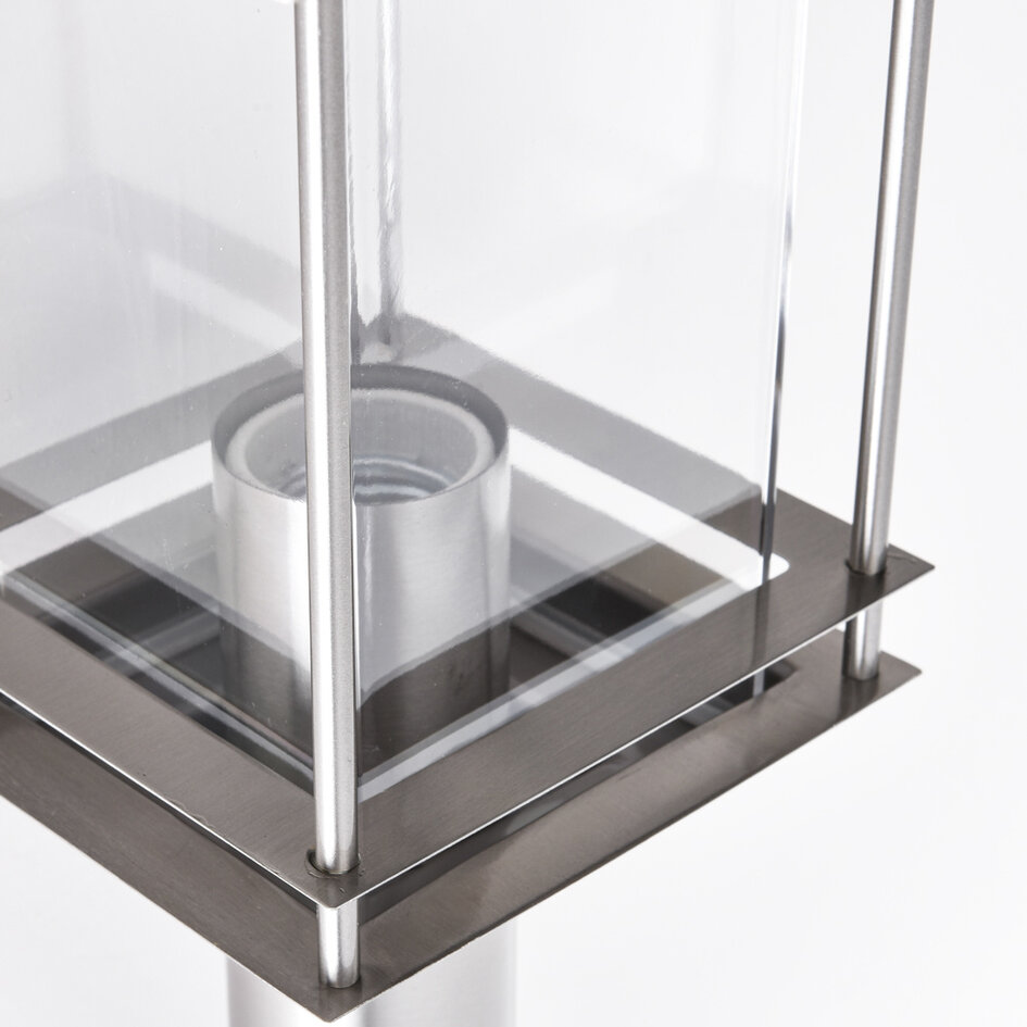 Klassieke buitenlamp Rocco RVS, 45 cm