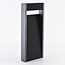 Staande buitenlamp Andrew met geribbeld design