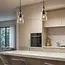 1-lichts hanglamp Trinidad met transparant glas - variant 2