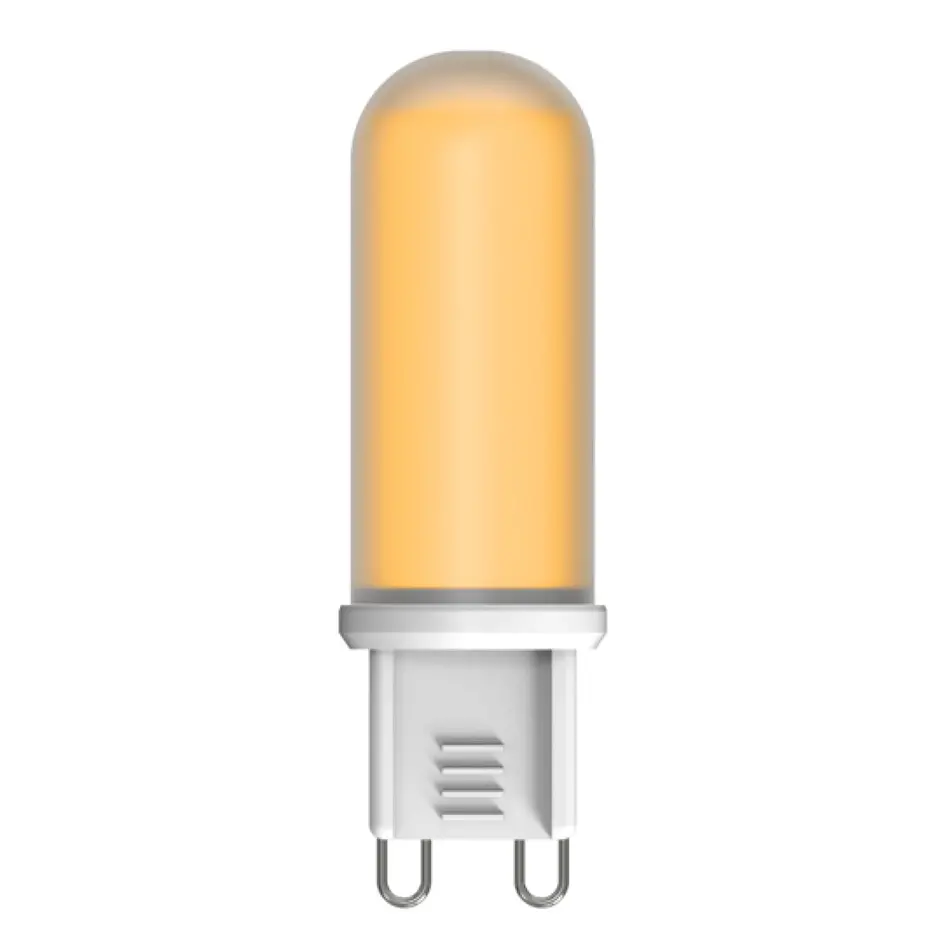 Dimbare G9 LED spot, melkwit glas, 2700K, 2,2W
