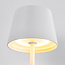 Oplaadbare staande buitenlamp Jytte, dimbaar - wit