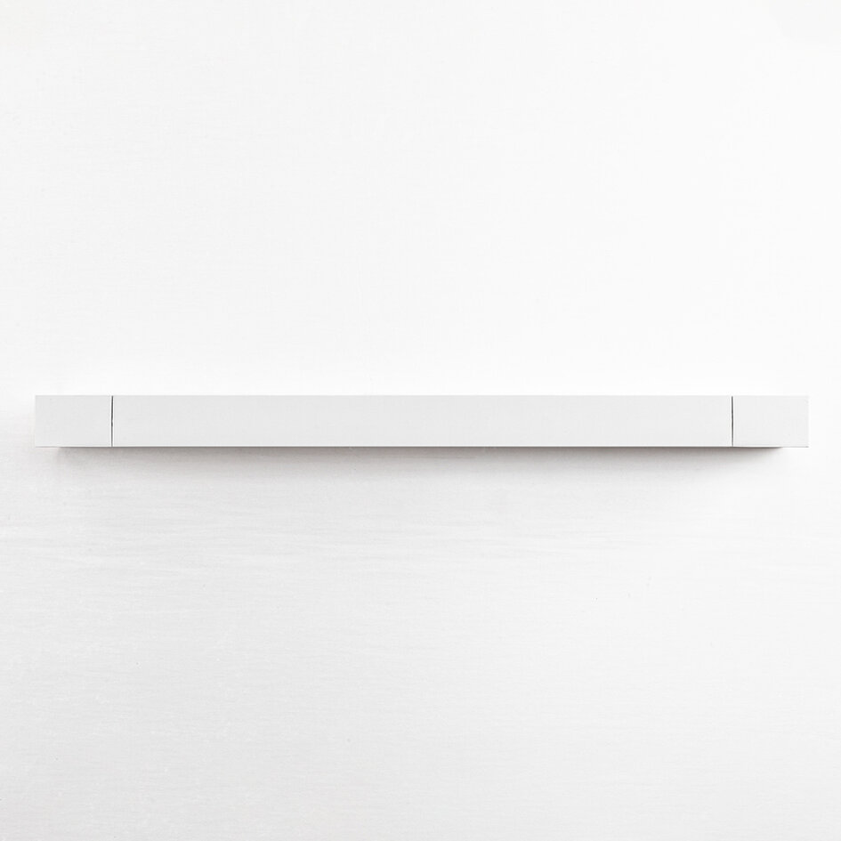 Witte draaibare wandlamp Sirle, 60 cm